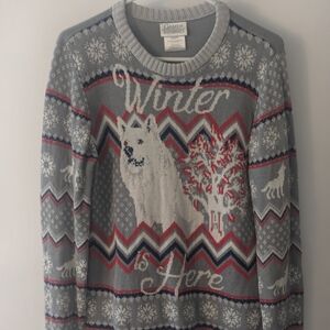 Grey winter is coming sweater